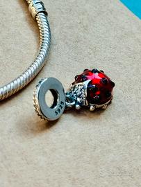 Charm Coccinella per bracciale Pandora