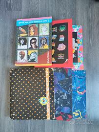 6 quadernoni ad anelli anni 90 vintage
