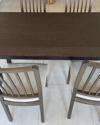 Tavolo da pranzo Ikea + 4 sedie
