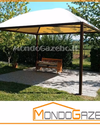 Gazebo 5x5 Sun Pluvio certificato uso pubblico new