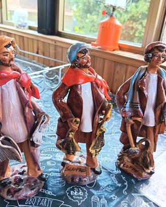 figurine siciliane artigianale anni 70   90