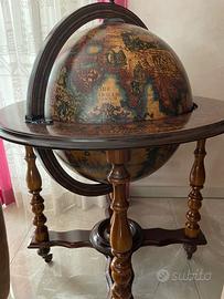 Mappamondo porta alcolici