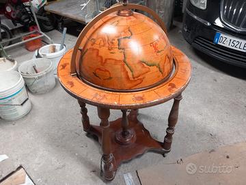 Giradischi mappamondo vintage