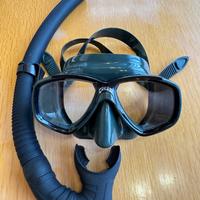 Maschera cressi con boccaglio morbido