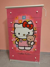 Cassettiera Hello kitty 