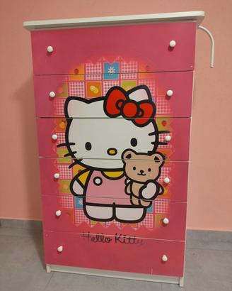 Cassettiera Hello kitty 
