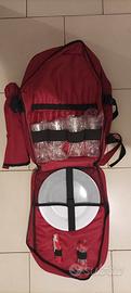 Zaino da pic nic rosso