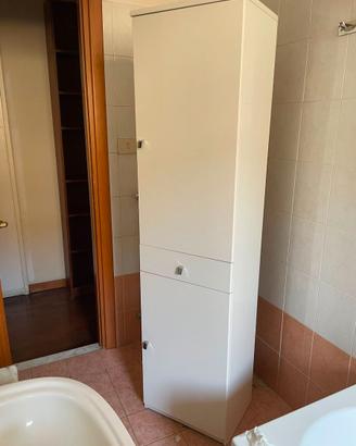 Colonna bagno bianco lucido 44 × 35 × 178 cm