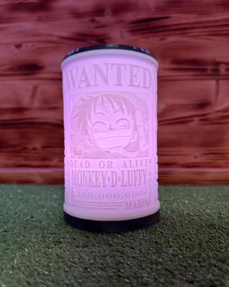 Lampada one piece stampata in 3d