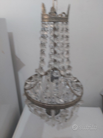 Lampadario globo tipo cristallo