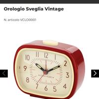 Orologio sveglia vintage