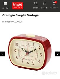 Orologio sveglia vintage