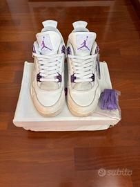 Jordan 4 metallic purple