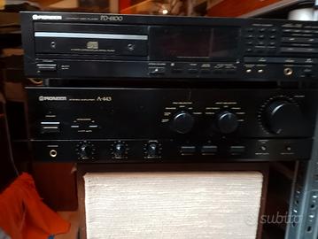 amplificatore Pioneer A- 443 e lettore CD 6100