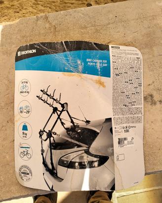 Porta bici decathlon bike carriera 320