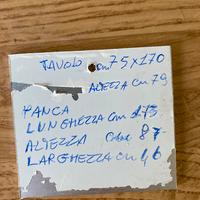 Tavolo con cassapanca