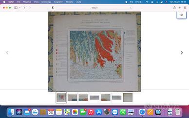 1925 Carta Geo. d'Italia Regio Magistrato