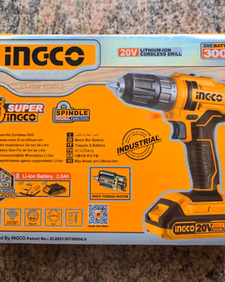 Trapano a batteria INGCO mod. CDLI20051E 