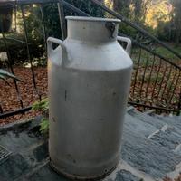contenitore alluminio latte vintage 50 litri