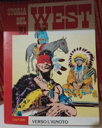 fumetti serie storia del west