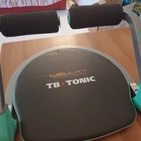 Attrezzo per esercizi vari rappresentati con immag