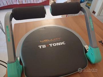 Attrezzo per esercizi vari rappresentati con immag