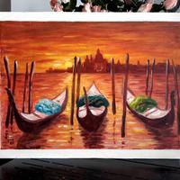 Venezia olio su faesite 50x70 