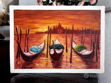 Venezia olio su faesite 50x70 