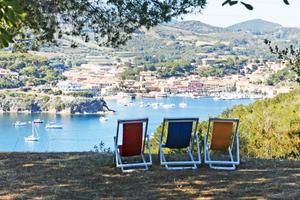 ISOLA D'ELBA - Bilocale con splendida vista mare