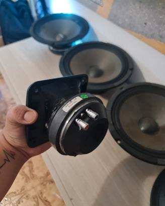 kit Audio High-End woofer 4x axp10p e 2xdriver b&c