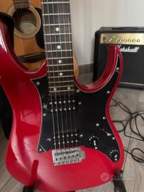 Chitarra elettrica ibanez + amplificatore e zoom