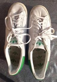 Scarpe sportive Adidas uomo bianche/verdi