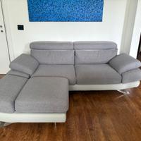 DIVANO DUE POSTI CON POUF POLTRONE E SOFA'