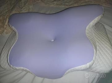 2x Cuscino Cervicale Ergonomico in Memory Foam con