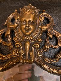 Specchioin bronzo dorato