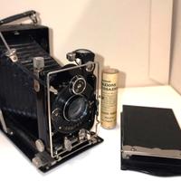 Fotocamera Jhagee Dresden Compur  a soffietto.