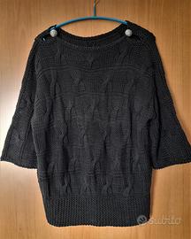 Maglioncino in cotone lavorato ai ferri