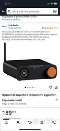 FOSI AUDIO  ZD3 DAC PREAMPLIFICATORE SIGILLATO