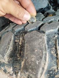 cerchi e gomme attacco Giapponese per pajero