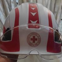 casco antinfortunistico Croce Rossa Italiana
