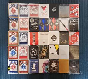 Collezione mazzi di carte