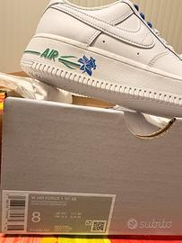 Nike Air Force 1 07’ Lov Flowers limited N 39 nuov