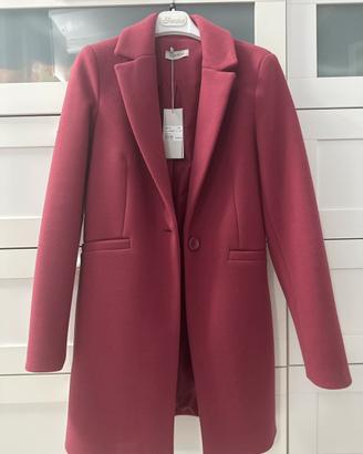 Cappotto donna elegante fucsia/rosa – nuovo