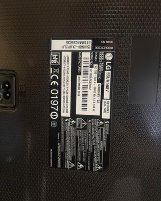 Tv Lg 55 pollici smart cun guasto linia al angolo