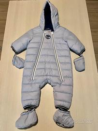 Tutina imbottita Timberland azzurra 6 mesi