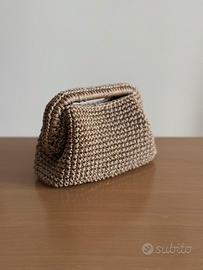 clutch bag borsa all’uncinetto