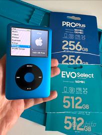 Ipod classic 7 gen - iflash 256GB - vari colori