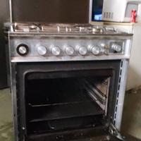 Cucina a gas zoppas tutta in acciaio seminuovo