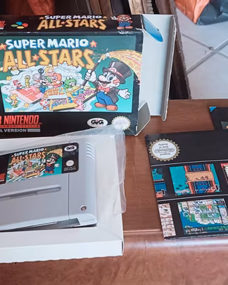 Super Mario All-Stars SNES Super Nintendo COMPLETO