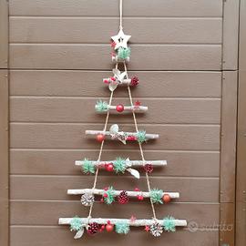 Decorazione natalizia alberello artigianale